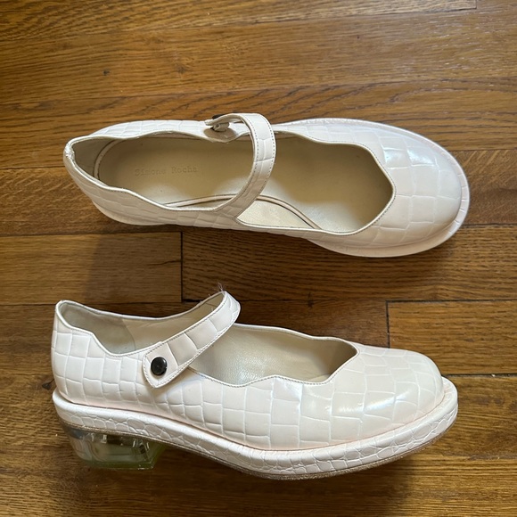 Simone Rocha ballet flats with clear heel. Size 40. Worn once. Perfect condition - Picture 3 of 11